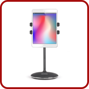 Support tablette enceinte